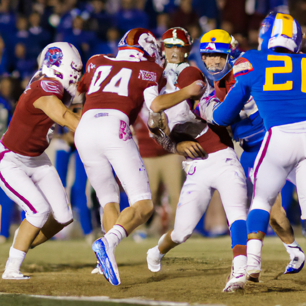Kansas Upsets No. 6 Oklahoma 38-33 After Neal Scores Go-Ahead Touchdown With 55 Seconds Remaining