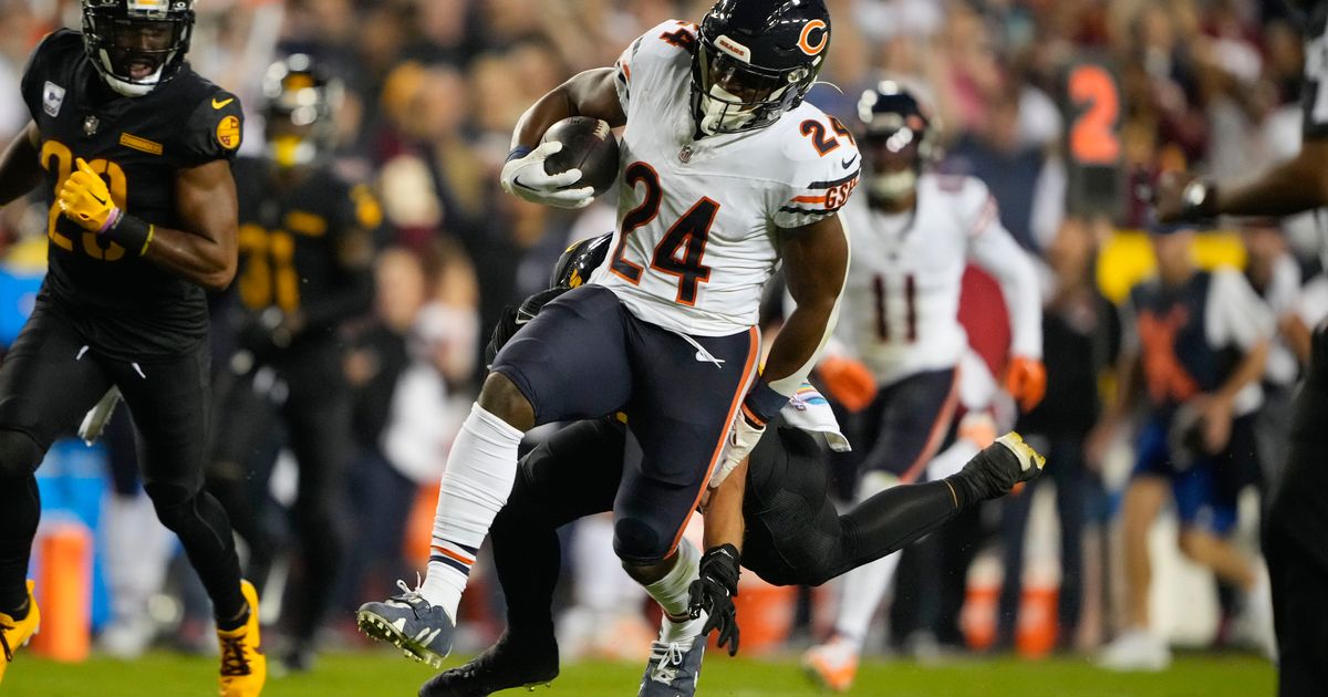 Khalil Herbert Placed on Injured Reserve by Chicago Bears