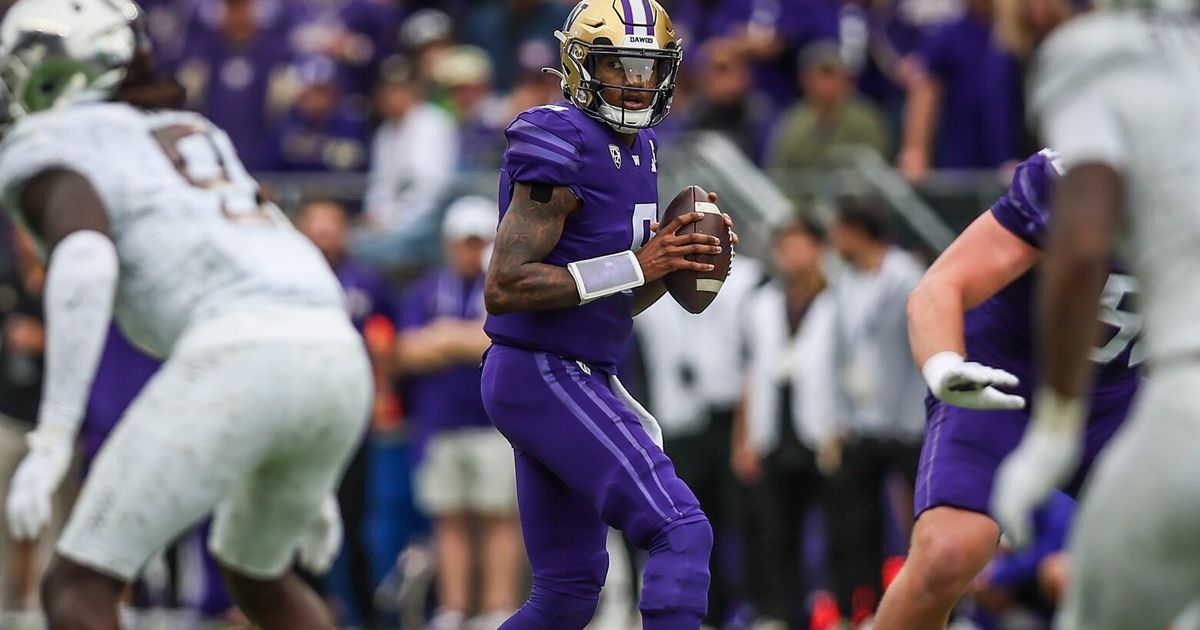 Michael Penix Jr. Overcomes Cramping and Oregon to Lead UW to Victory