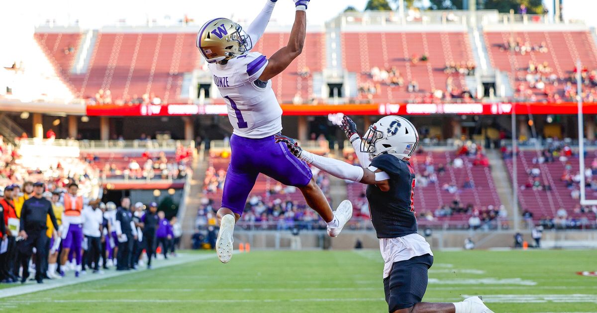 No. 5 Washington Huskies Remain Undefeated After Narrow Win Over Stanford