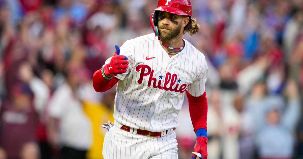 Phillies' Bryce Harper Helps Lead Team to Consecutive World Series Appearances