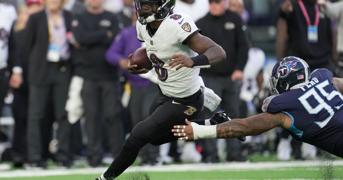 Ravens Defeat Titans 24-16 in London Behind Jackson's TD Pass and Tucker's 6 Field Goals
