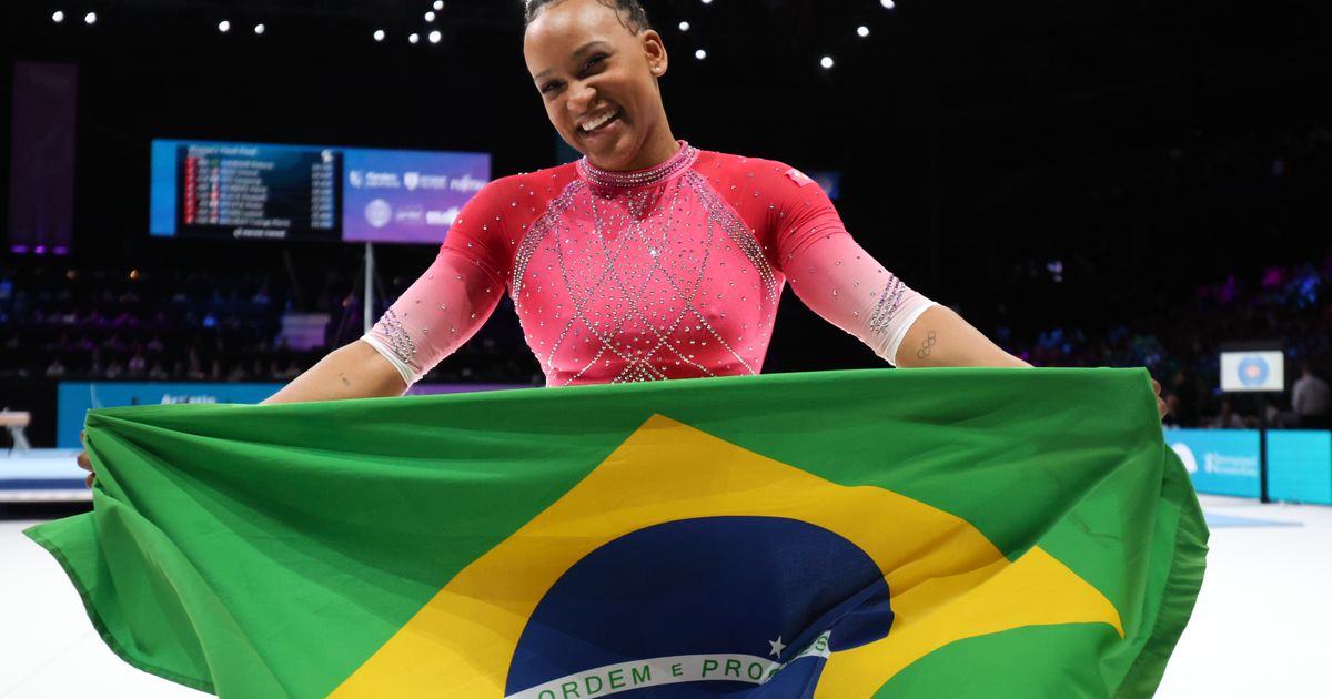Rebeca Andrade Claims Vault World Title, Denying Simone Biles a Gold Medal at World Championships