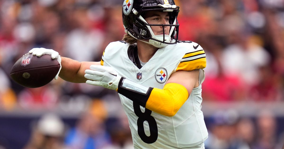 Steelers Quarterback Kenny Pickett Ruled Out for Texans Game Due to Knee Injury