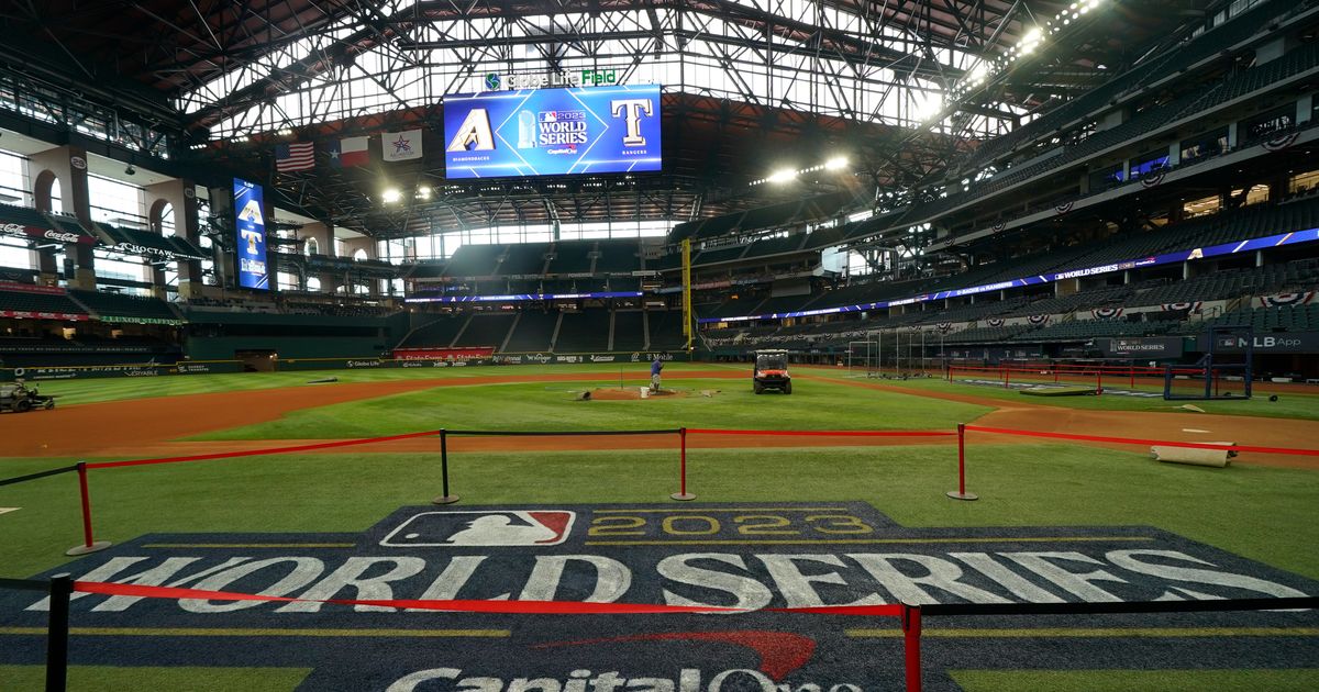 Texas Rangers and Arizona Diamondbacks to Play World Series Opener at Globe Life Field with Roof Closed