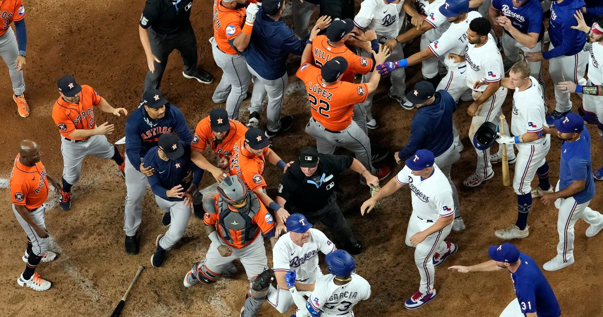 Three Players Ejected from ALCS Game 5 After Benches Clear