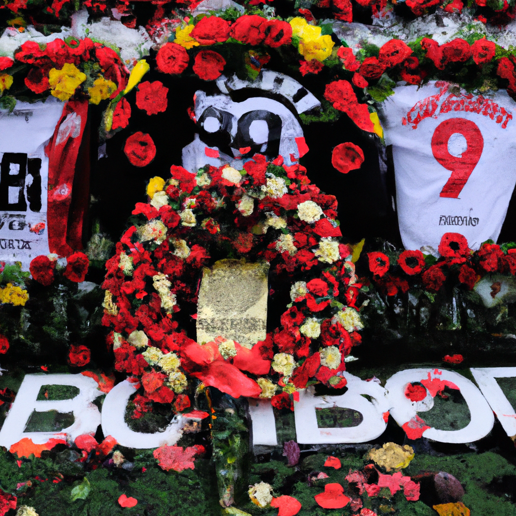 Tributes Paid to Soccer Legend Bobby Charlton at Old Trafford Following His Death at Age 86