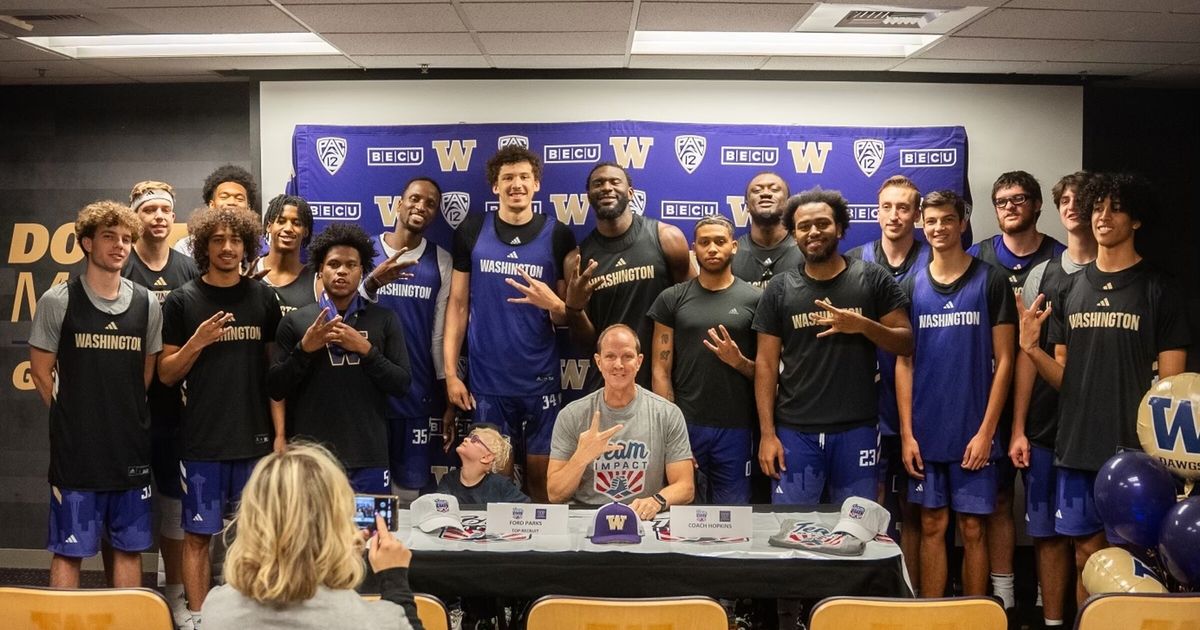 University of Washington Men's Basketball Team Adopts 7-Year-Old Ford Parks Through Team IMPACT