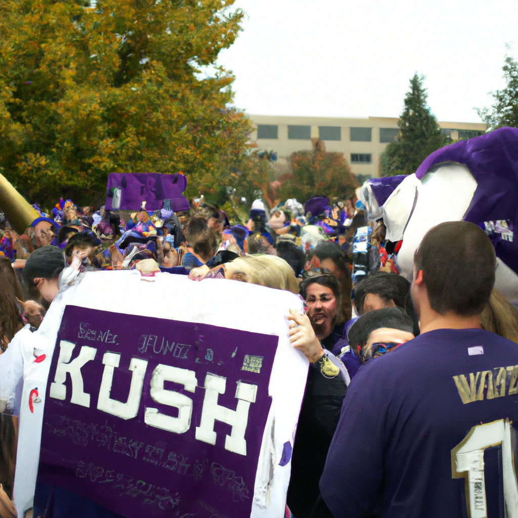 Washington Huskies Fans Show Support as ESPN's College GameDay Visits