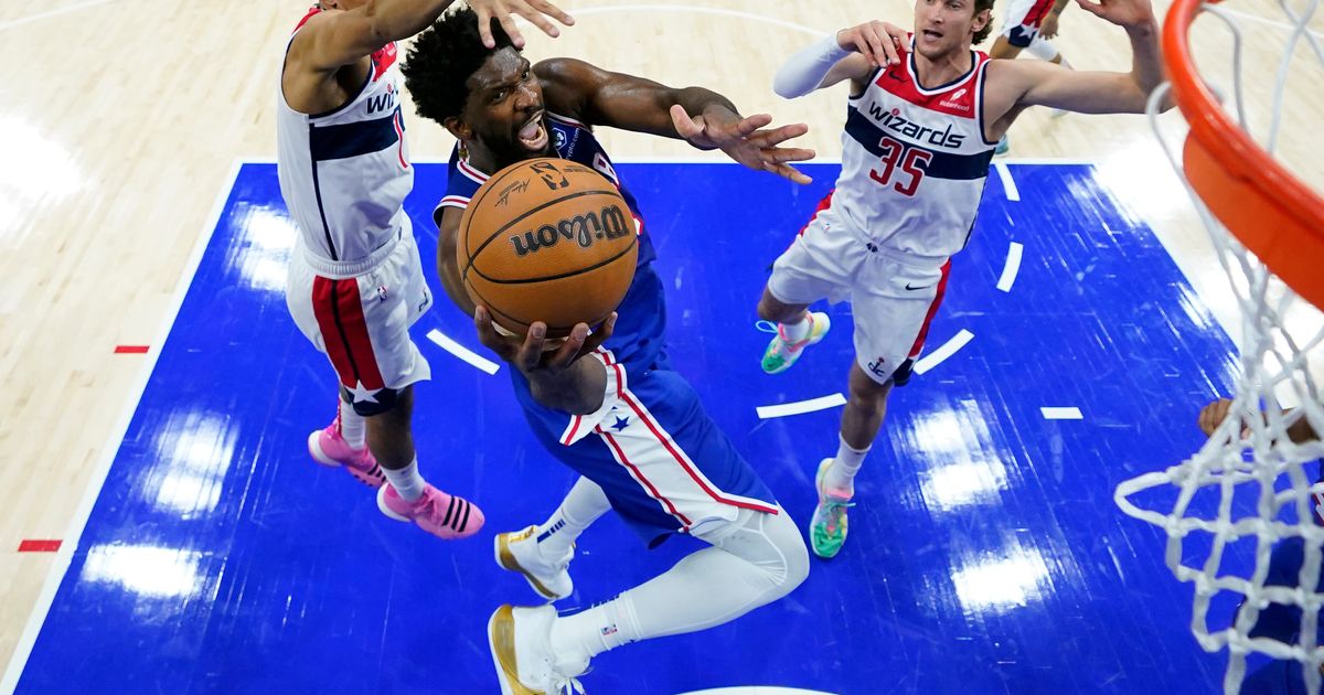 76ers Win Fifth Consecutive Game as Joel Embiid Scores 48 Points in 146-128 Victory over Wizards