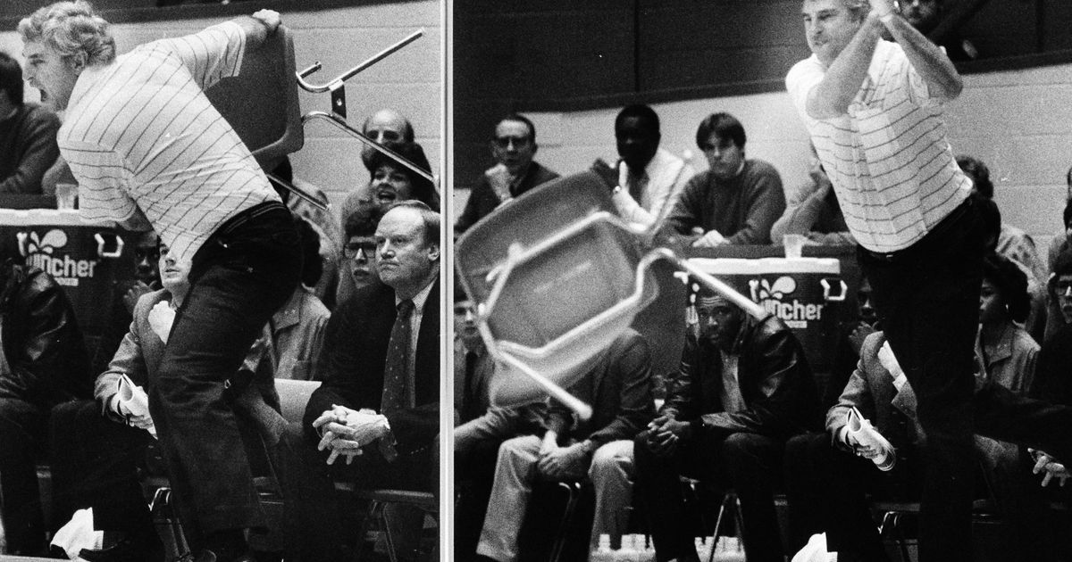 Bob Knight's Iconic Wooden Chair: A Symbol of College Basketball History