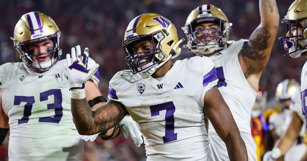 Can UW Running Back Dillon Match the Performance of Husky Legend in Crucial Game Against Oregon State?