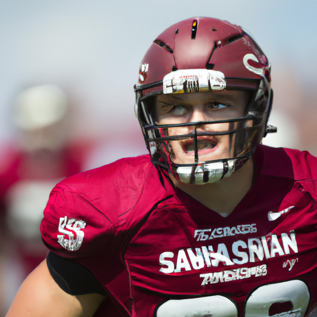 Christian Hilborn of Washington State University Ignores Distractions to Focus on Football