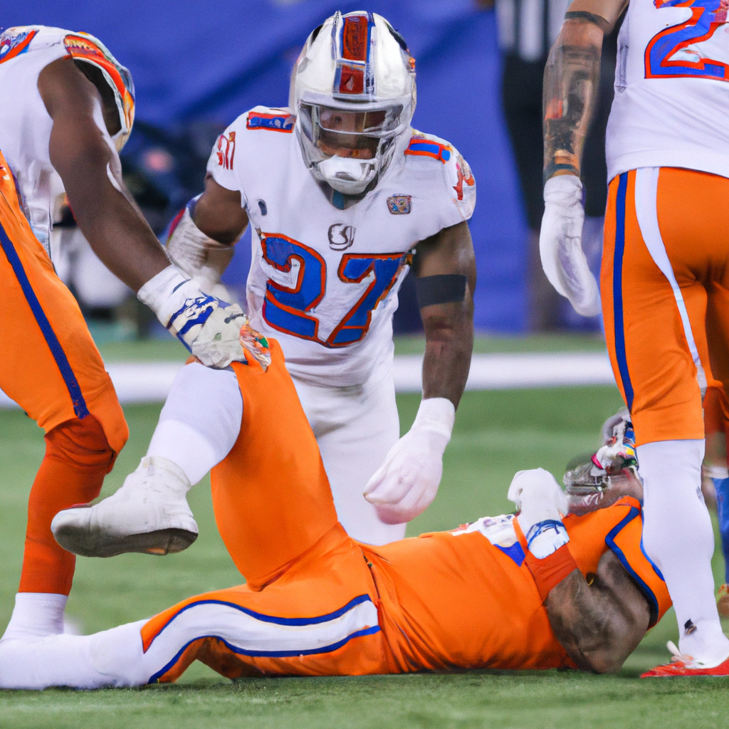 Dorian Thompson-Robinson of the Cleveland Browns Evaluated for Head Injury Following Hit in Game Against Denver Broncos