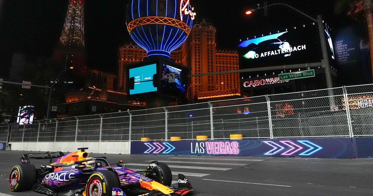 F1 Racing Seeks to Rebound After Difficult Opening Day of Las Vegas Grand Prix