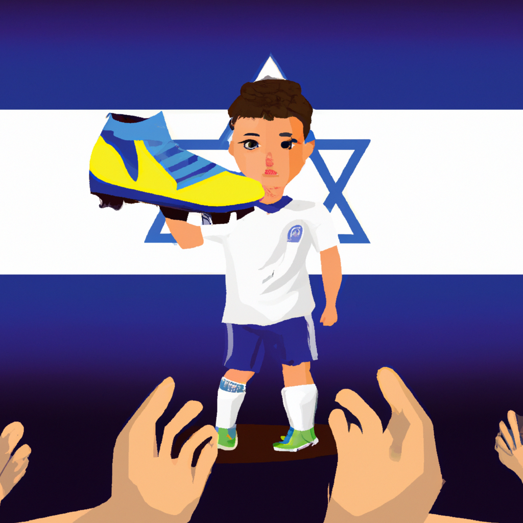 Israeli Soccer Team Captain Holds Up Shoe of Kidnapped Child Before Qualifying Match in Hungary