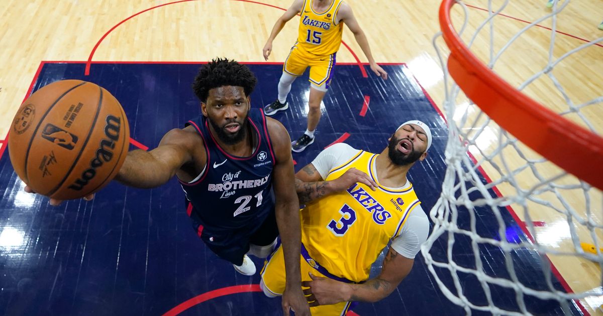 Joel Embiid Records Sixth Career Triple-Double as Philadelphia 76ers Rout Los Angeles Lakers 138-94