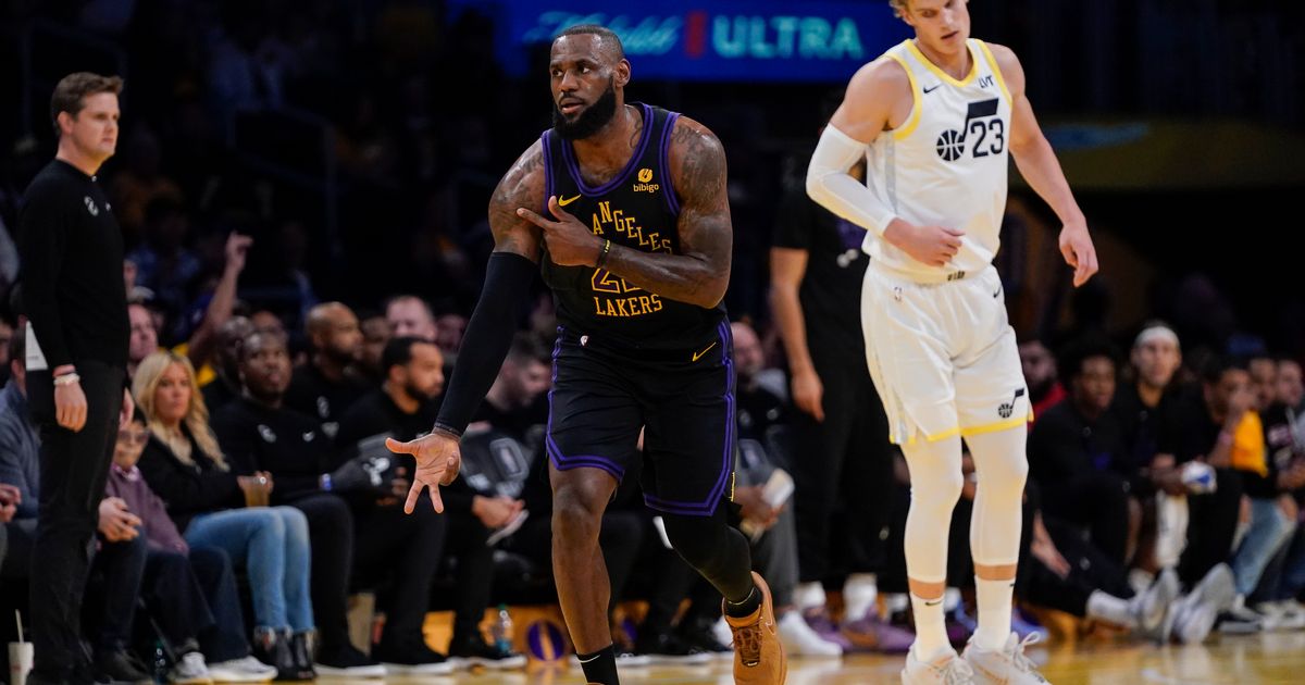 Lakers Defeat Utah 131-99, LeBron James Reaches 39,000 Career Points Milestone