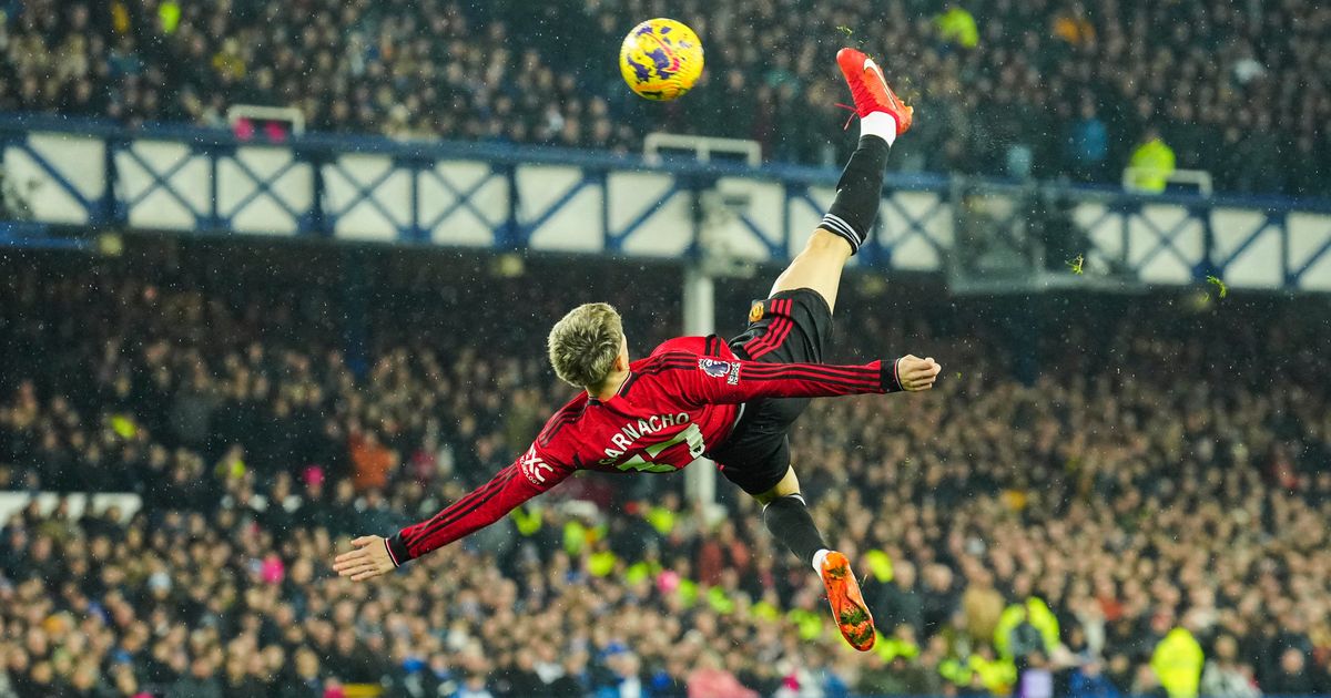 Man United's Garnacho Scores Acrobatic Goal to Recreate Rooney's Iconic Strike