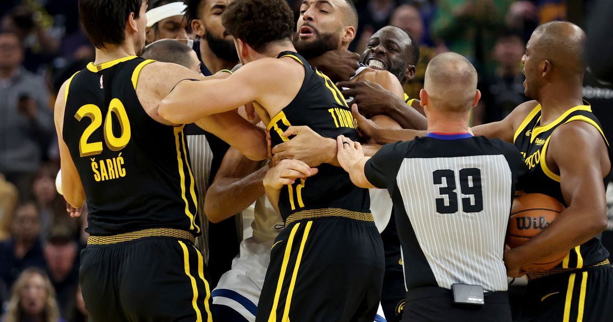 NBA Suspends Draymond Green 5 Games, Fines 3 Players for Incident Involving Rudy Gobert