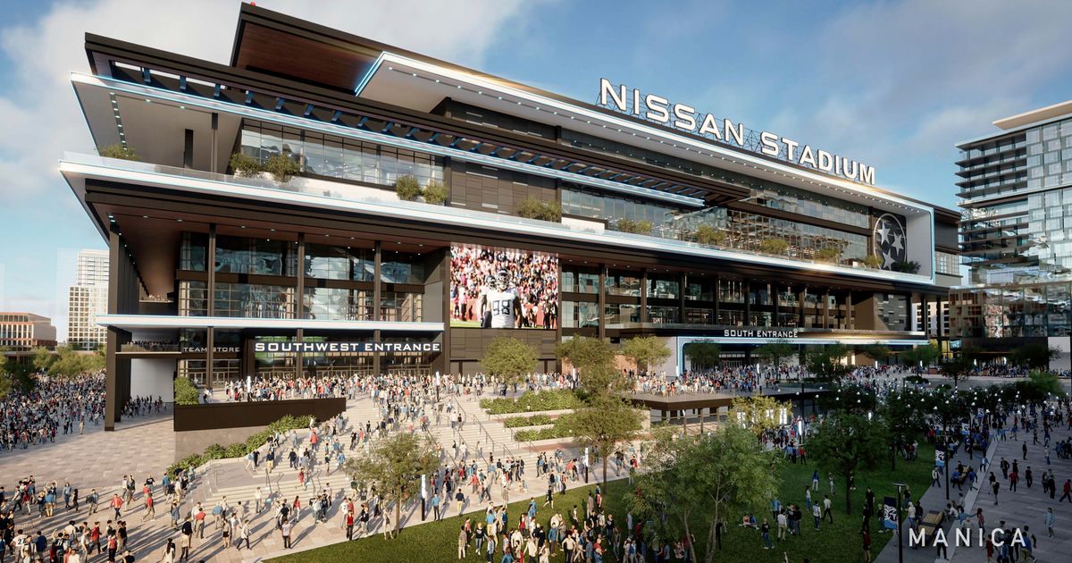 Nissan Signs 20-Year Naming Rights Deal for New Tennessee Titans Stadium
