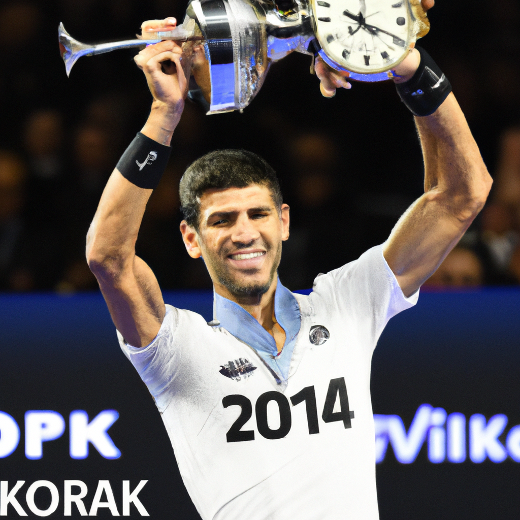 Novak Djokovic Clinches Year-End No. 1 Ranking for Record 8th Time, Receives Trophy