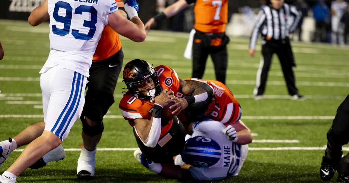 Oklahoma State Advances to Big 12 Championship Game After Ollie Gordon II Scores Five Touchdowns in Double Overtime Win Over BYU