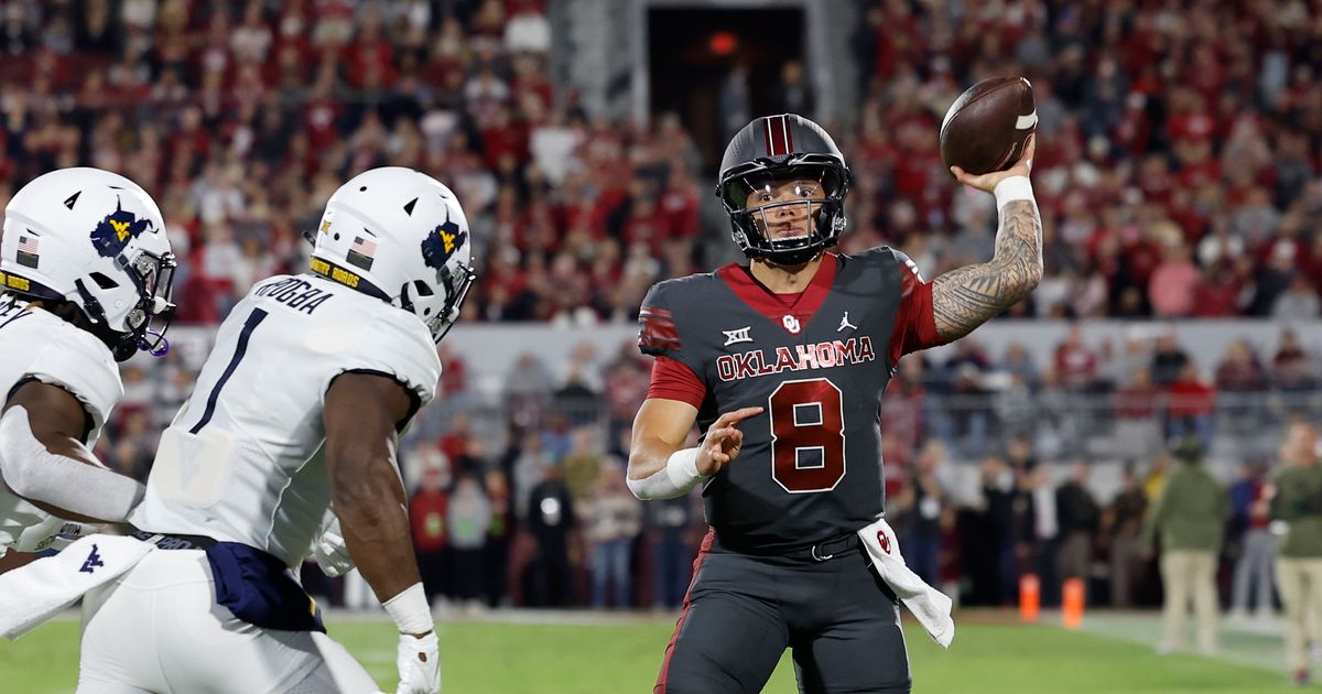 Oklahoma's Dillon Gabriel Sets School Record with 8 Touchdowns in 59-20 Win Over West Virginia