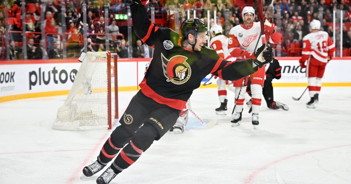 Ottawa Senators Defeat Detroit Red Wings 5-4 in Sweden, Tim StÃ¼tzle Scores Overtime Winner