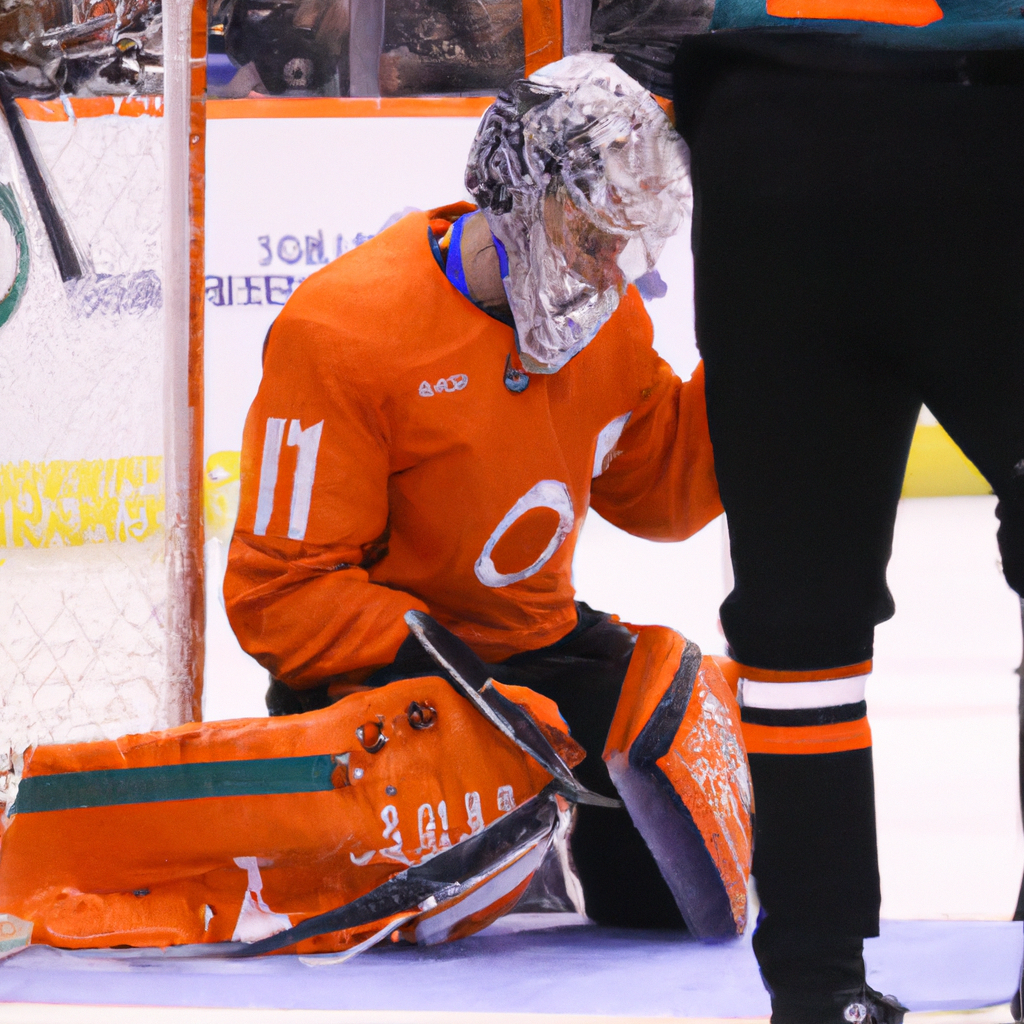 Philadelphia Flyers Goaltender Carter Hart Leaves Game Early with Mid-Body Injury