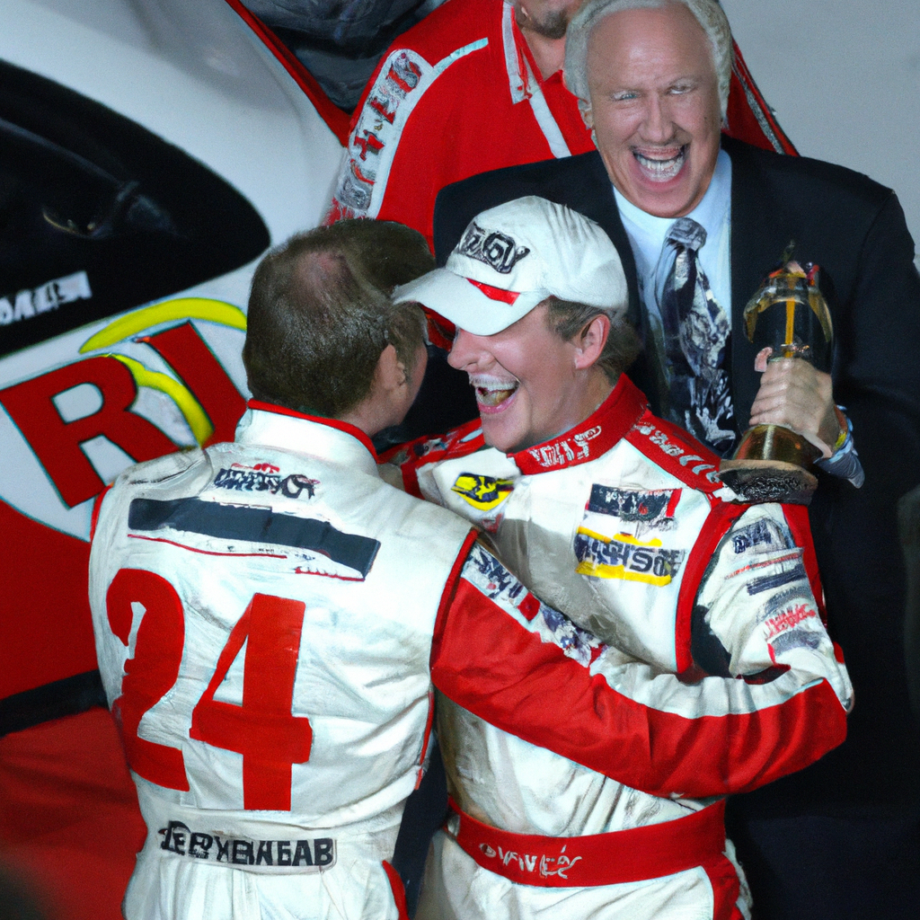 Roger Penske Celebrates Back-to-Back NASCAR Championships with Ryan Blaney's Assistance