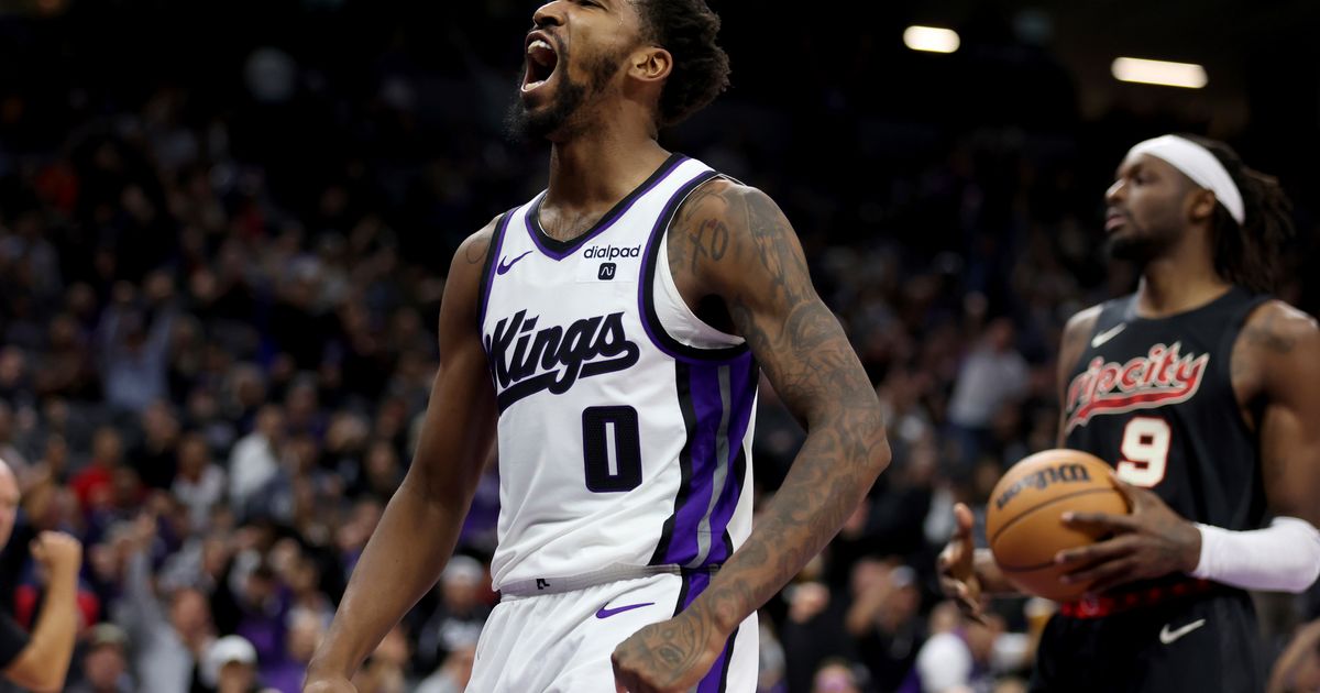 Sabonis, Monk Lead Kings to 121-118 Overtime Victory Over Trail Blazers