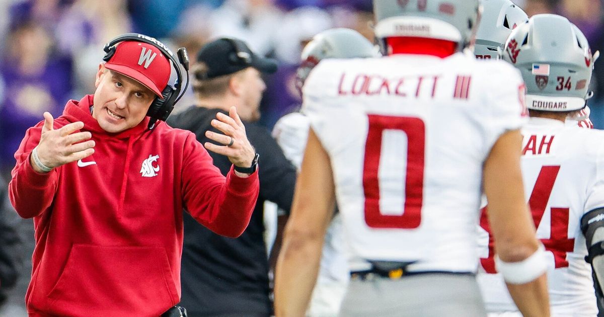 Washington State University Loses Closely Contested Apple Cup Game Against Fourth-Ranked University of Washington