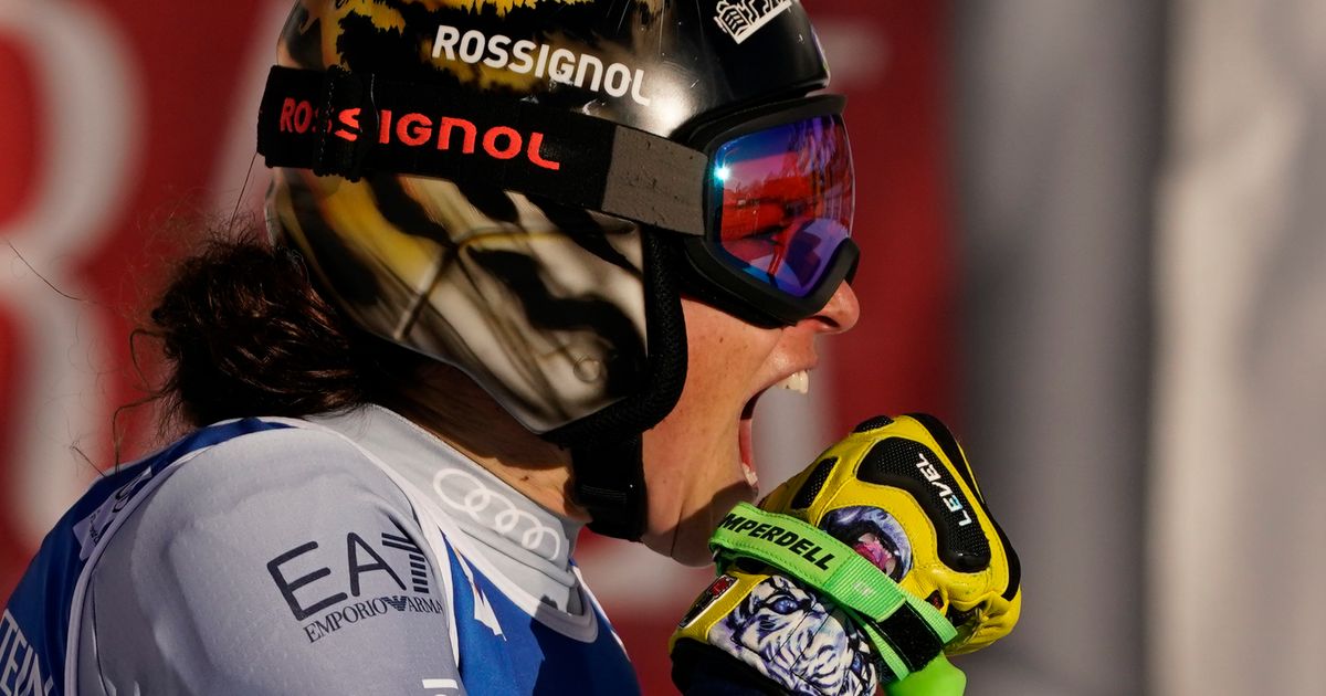 Brignone Claims World Cup Super-G Victory, Reducing Gap to Shiffrin After American's DNF