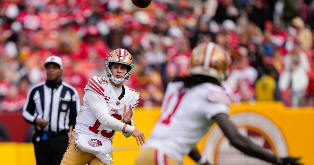 Brock Purdy Leads San Francisco 49ers to 27-10 Win Over Commanders, Securing NFC's Top Seed