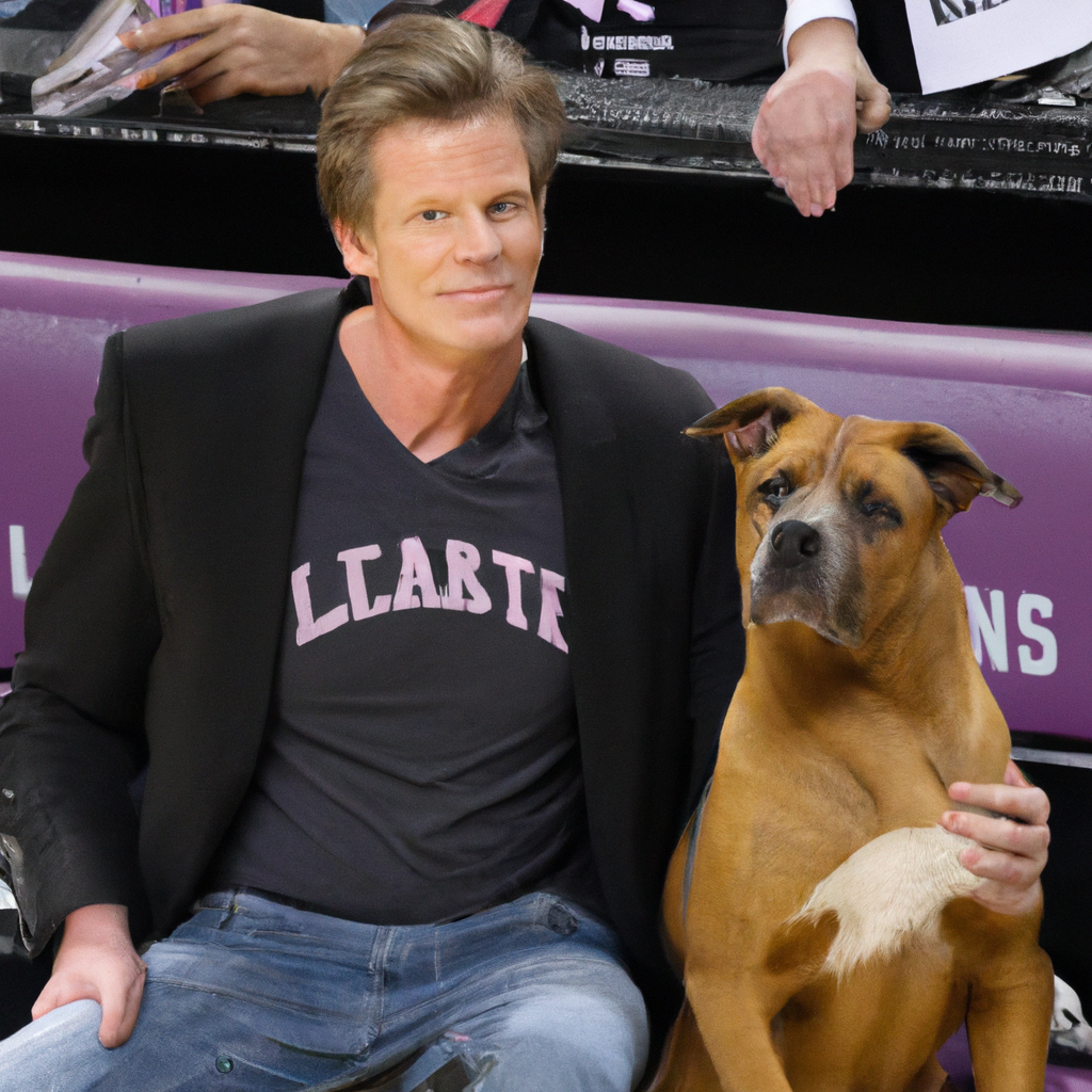 Kevin Bacon Brings 80-Pound Dog to Lakers Game as Courtside Guest