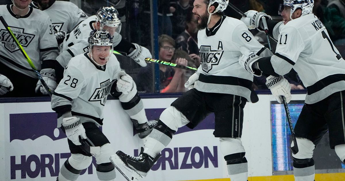 Kings Rally for 10th Straight Road Win, Doughty Scores 33 Seconds into Overtime to Defeat Blue Jackets 4-3
