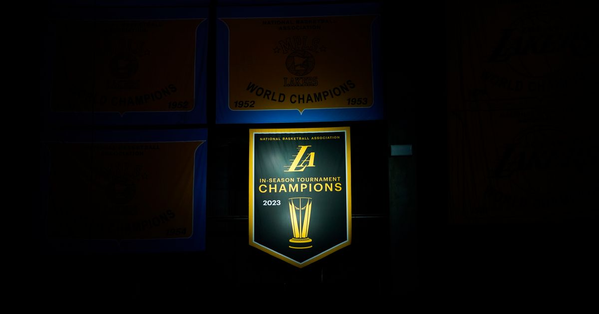 Los Angeles Lakers Win NBA's First In-Season Tournament, Hang Banner in Celebration