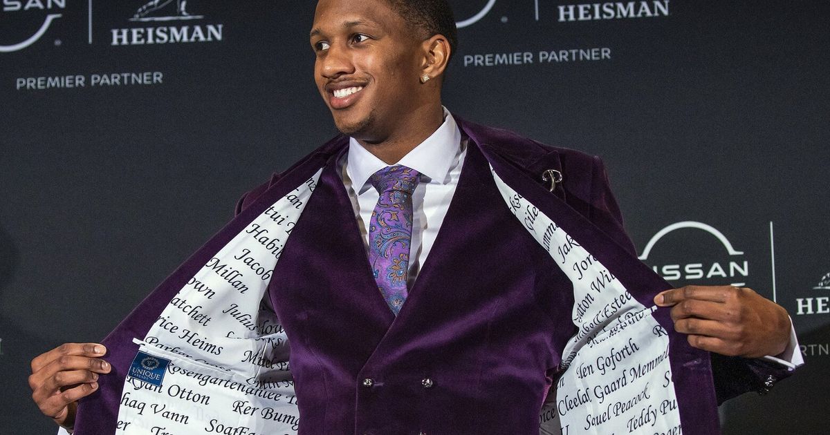 Michael Penix Jr. of the University of Wisconsin Finishes as Runner-Up in Heisman Trophy Voting Behind Jayden Daniels of Louisiana State University