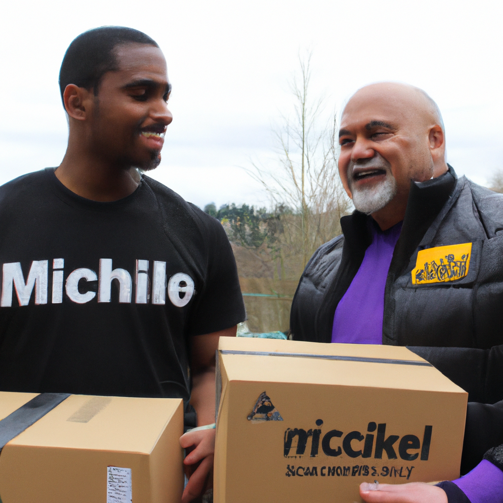 Michael Penix Jr. Spends Day Delivering Packages for Amazon in Support of UW Community