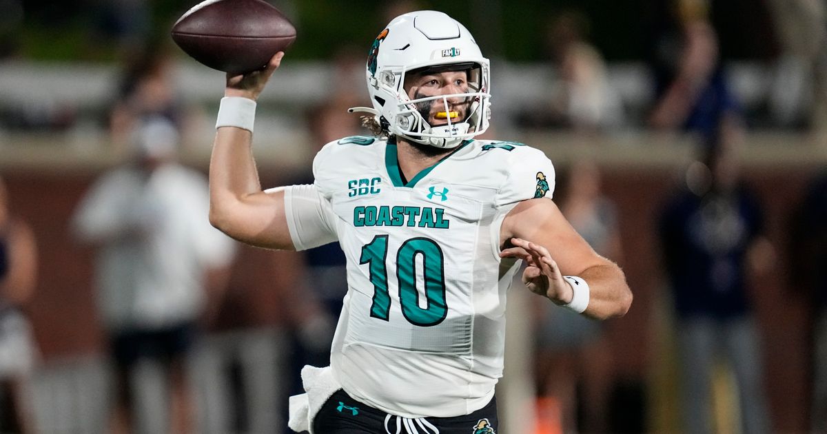 NC State Announces Transfer of Coastal Carolina Quarterback Grayson McCall