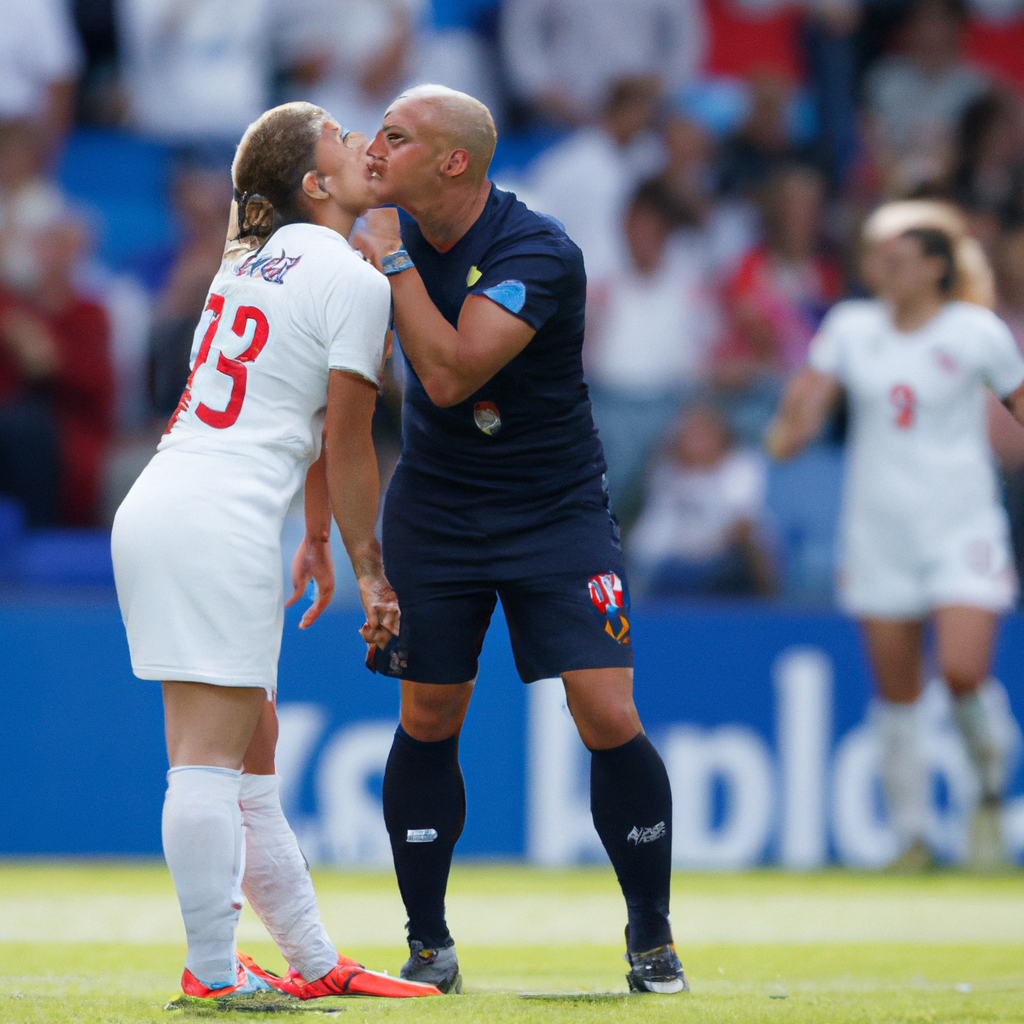 Rubiales Engages in Unwanted Kiss with England Player at Women's World Cup
