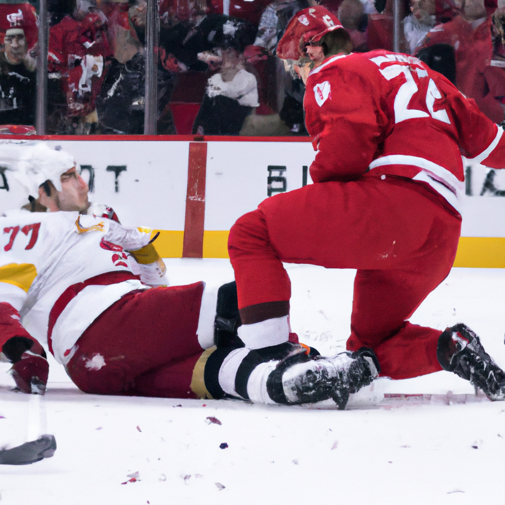 Senators Defeat Red Wings 5-1 After Captain Dylan Larkin Suffers Injury from Hit from Behind