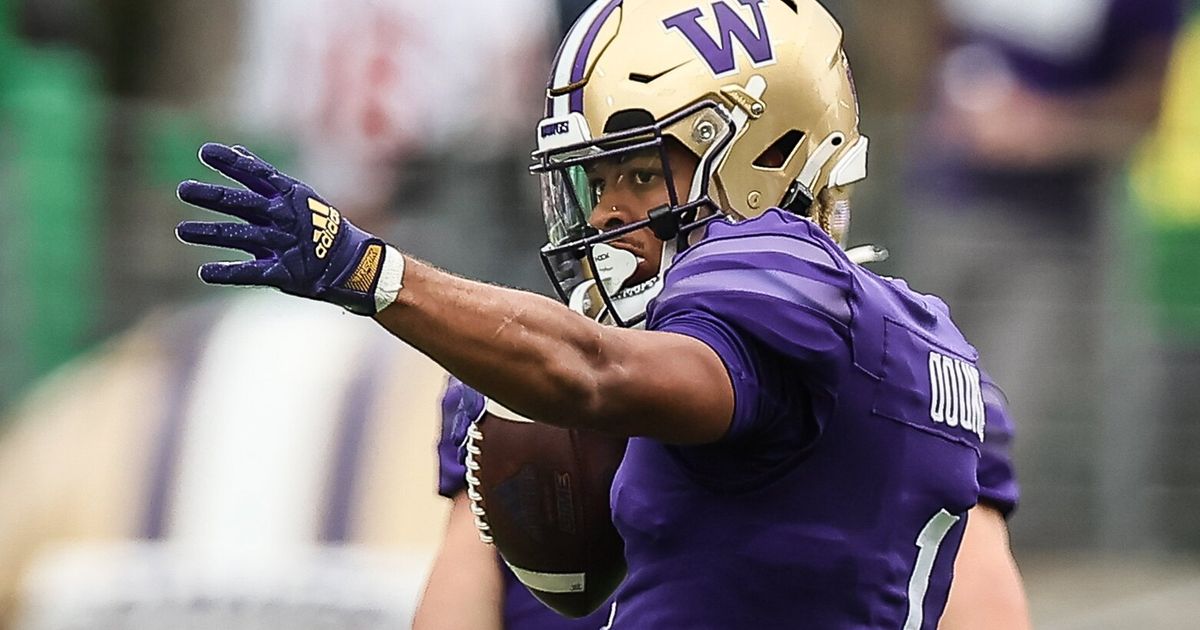 UW Football Player Rome Odunze Injured with Broken Rib and Punctured Lung in September