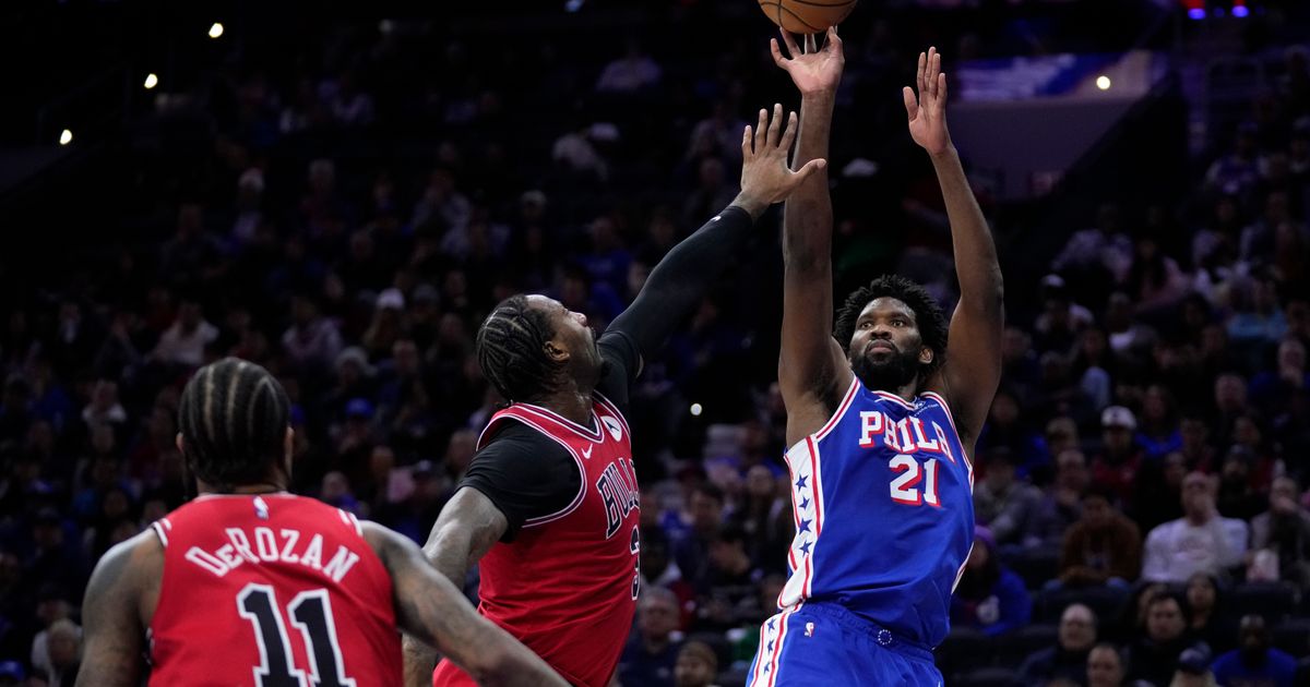 Joel Embiid Records Seventh Career Triple-Double as Philadelphia 76ers Cruise to Victory Over Chicago Bulls