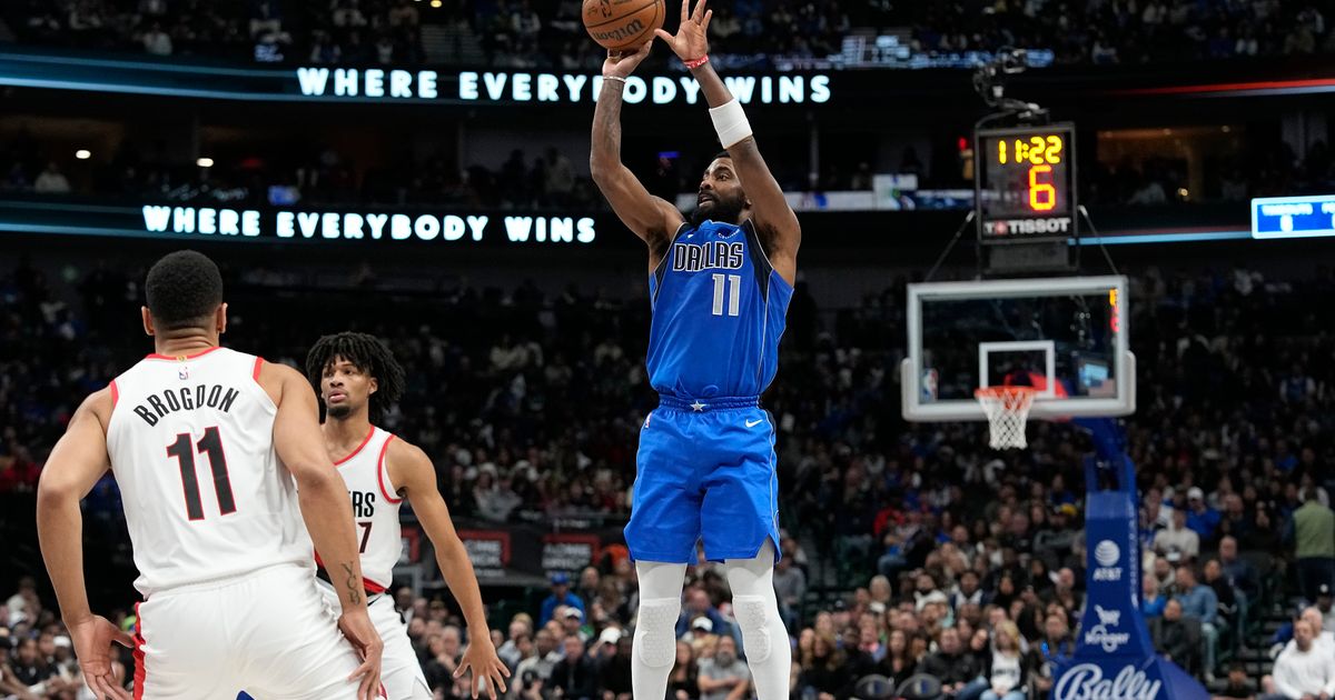Mavericks Complete Sweep of Trail Blazers with 139-103 Win as Kyrie Irving Scores 24 Points in Luka Doncic's Absence