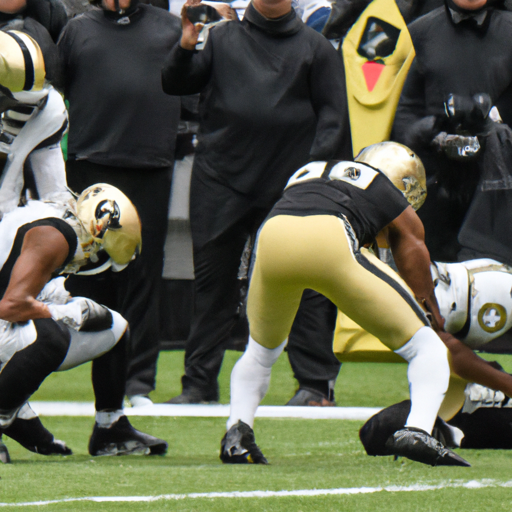 Saints Players Execute Unconventional Kneel-Down Play, Irritating Falcons