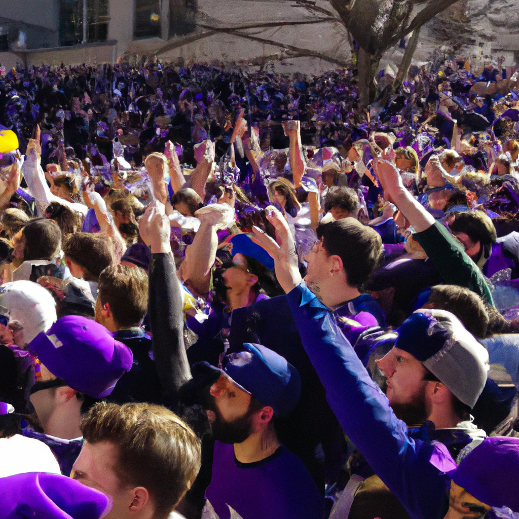 University of Washington Supporters Gather to Cheer on Huskies Ahead of National Championship Match